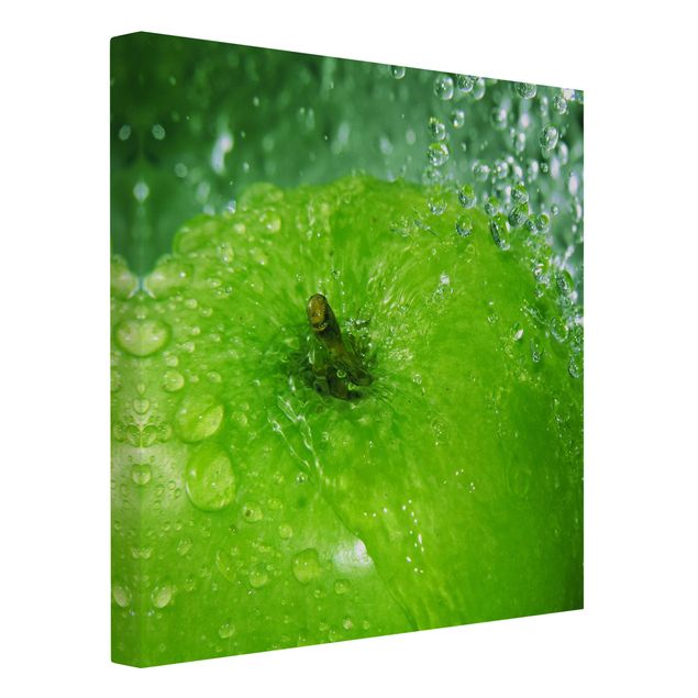 Modern art prints Green Apple