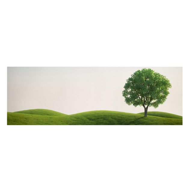 Canvas landscape Green Tranquility