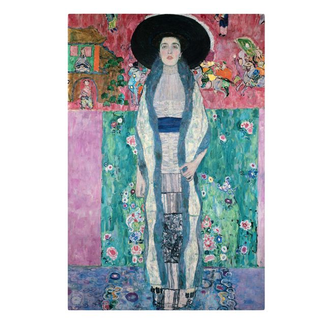 Canvas art Gustav Klimt - Portrait Adele Bloch-Bauer II