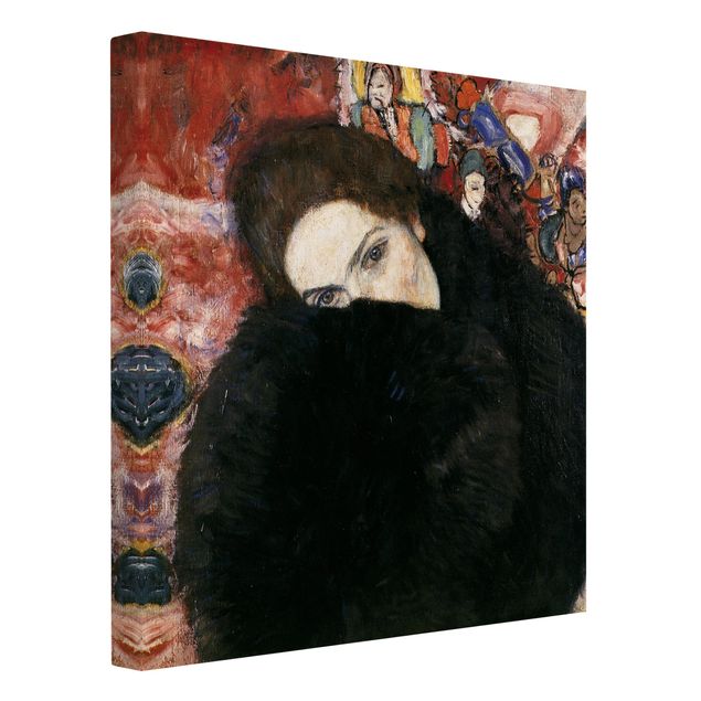 Art prints Gustav Klimt - Lady With A Muff