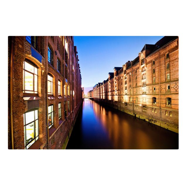 Skyline prints Hamburg Warehouse District