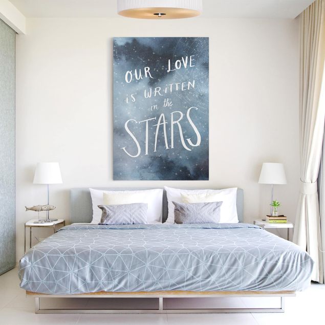 Quote wall art Heavenly Love - Star