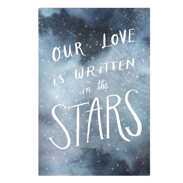 Prints blue Heavenly Love - Star