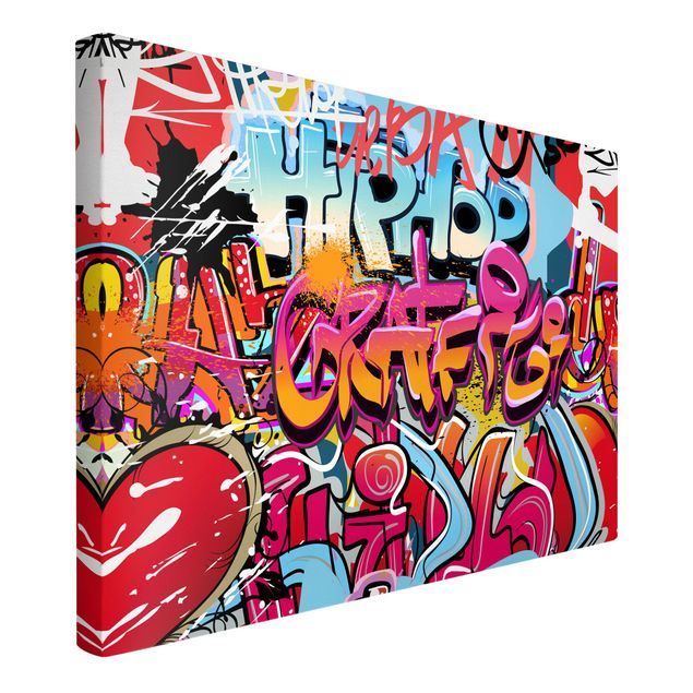 Inspirational quotes on canvas Hip Hop Graffiti