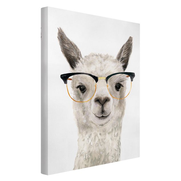 Contemporary art prints Hip Lama With Glasses I