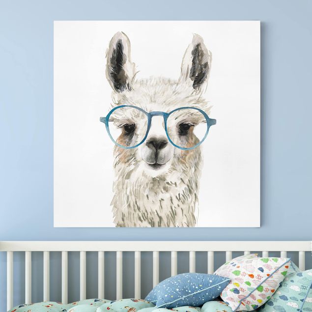 Nursery decoration Hip Lama With Glasses III