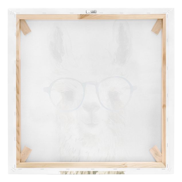Canvas prints Hip Lama With Glasses III