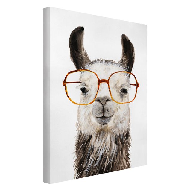 Prints modern Hip Lama With Glasses IV