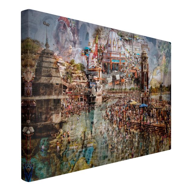Canvas prints architecture Holy India