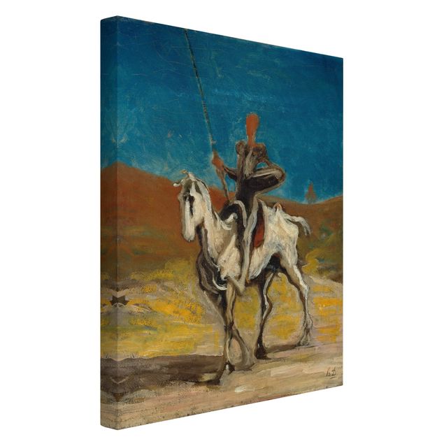 Pug canvas Honoré Daumier - Don Quixote