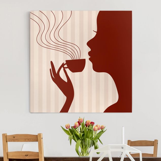Contemporary art prints Hot Coffee