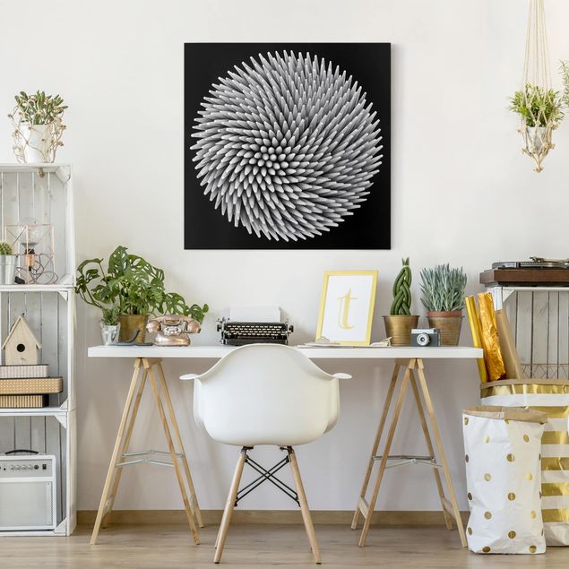 Wall art black and white Hypnosis