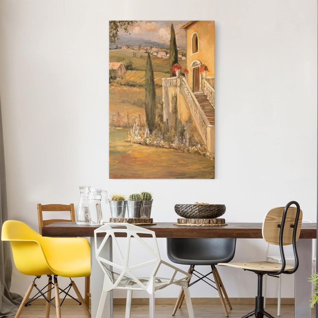 Modern art prints Italian Countryside - Porch