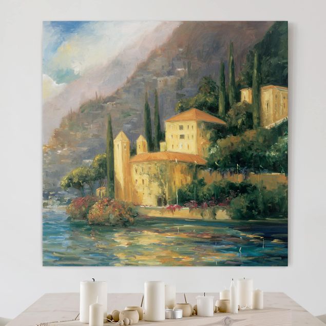 Canvas Italy Italian Countryside - Country House