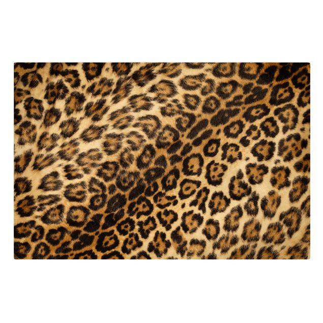 Yellow art prints Jaguar Skin
