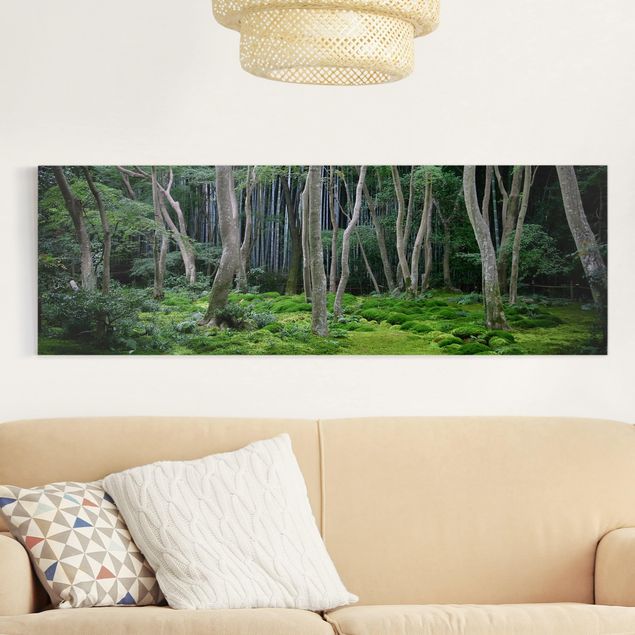 Prints landscape Japanese Forest