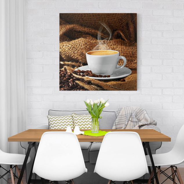 Modern art prints Morning Coffee