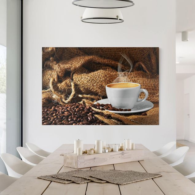 Modern art prints Morning Coffee