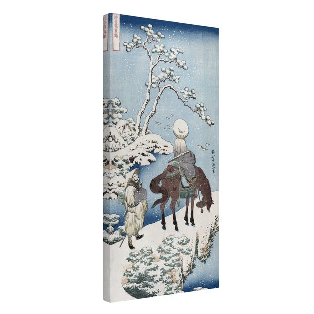 Horse canvas wall art Katsushika Hokusai - The Chinese Poet Su Dongpo