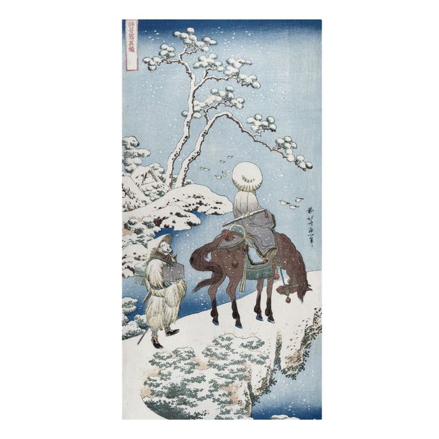 Canvas art Katsushika Hokusai - The Chinese Poet Su Dongpo