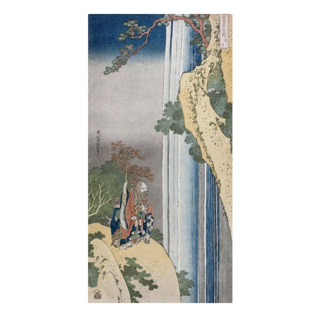 Canvas mountain Katsushika Hokusai - The Poet Rihaku