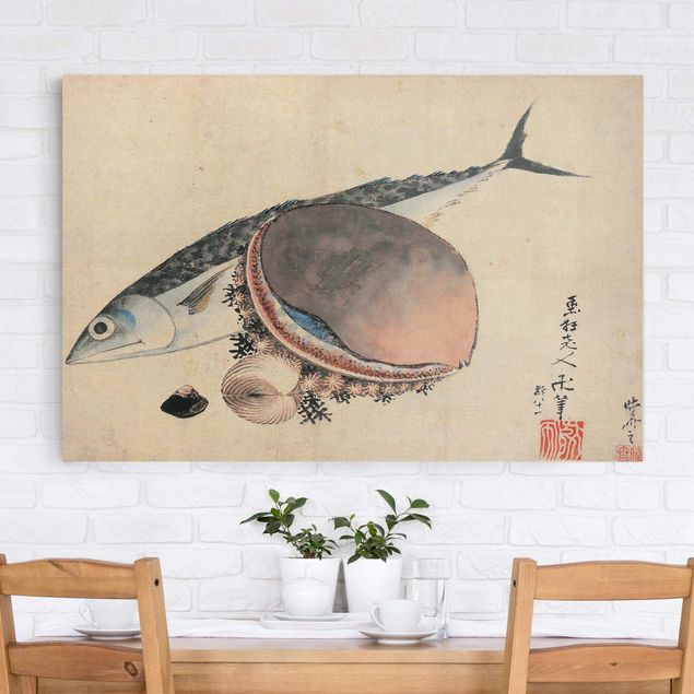 Canvas prints fishes Memories of the West