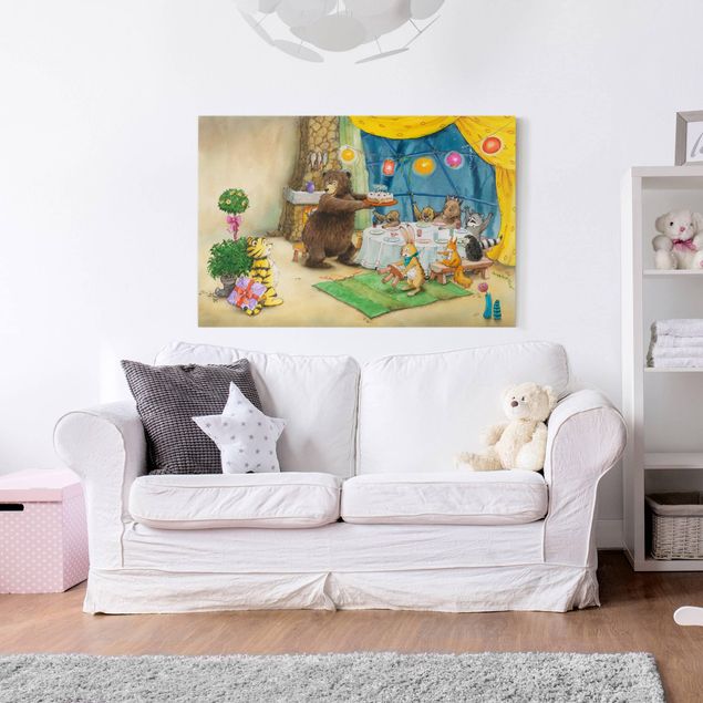 Landscape wall art Little Tiger - Birthday Party