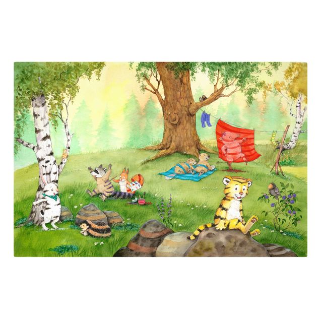 Prints trees Little Tiger - Camouflage Stripes For All
