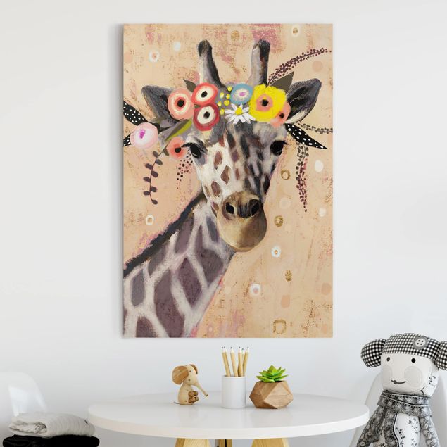 Giraffe print Klimt Giraffe