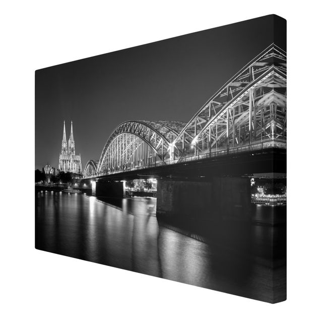 Black and white art Cologne At Night II