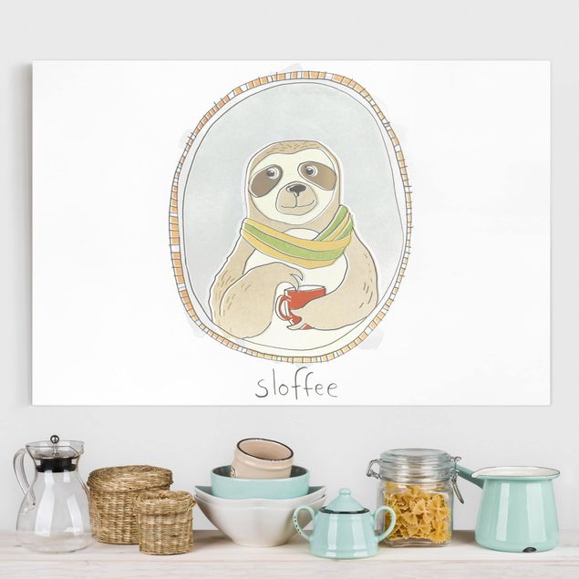 Prints quotes Caffeinated Sloth