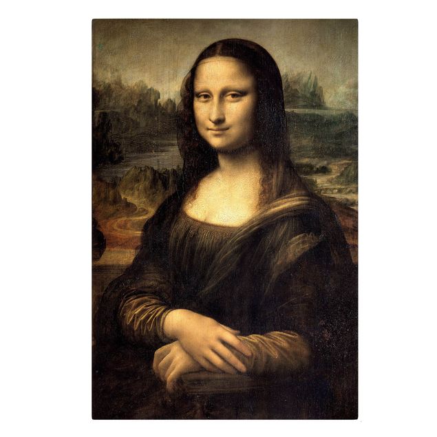 Italy canvas wall art Leonardo da Vinci - Mona Lisa