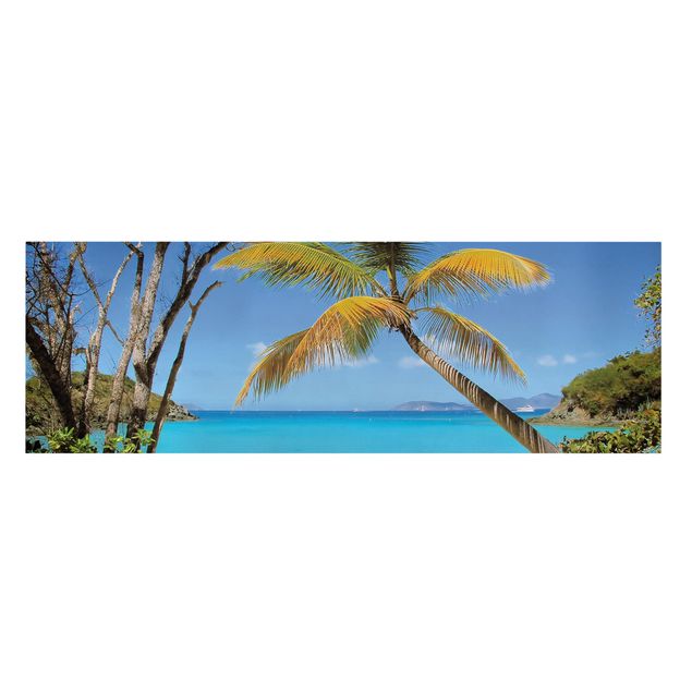 Canvas prints the caribbean Les Seychelles