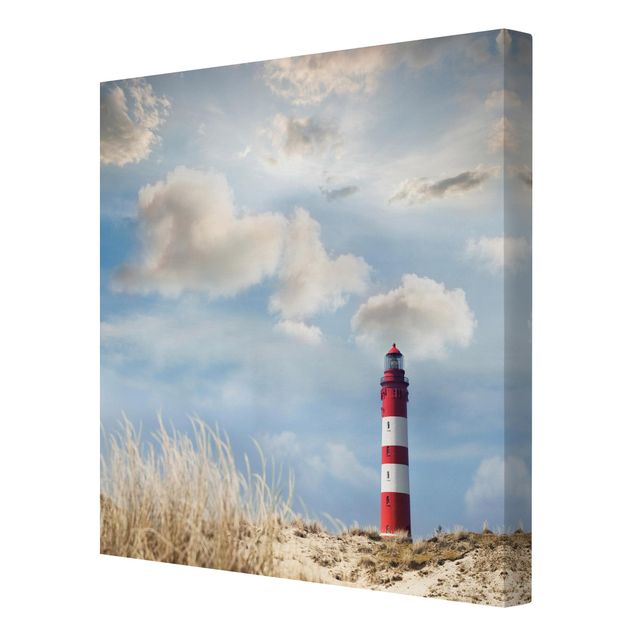 Modern art prints Lighthouse Between Dunes