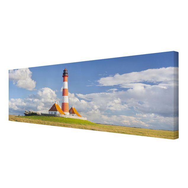 Canvas landscape Lighthouse In Schleswig-Holstein