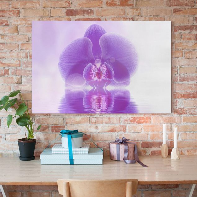 Orchid wall art Purple Orchid On Water