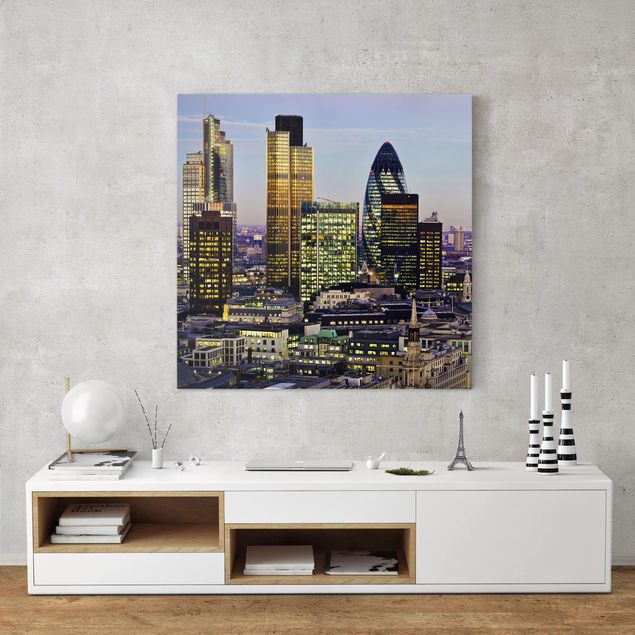 London skyline canvas London City