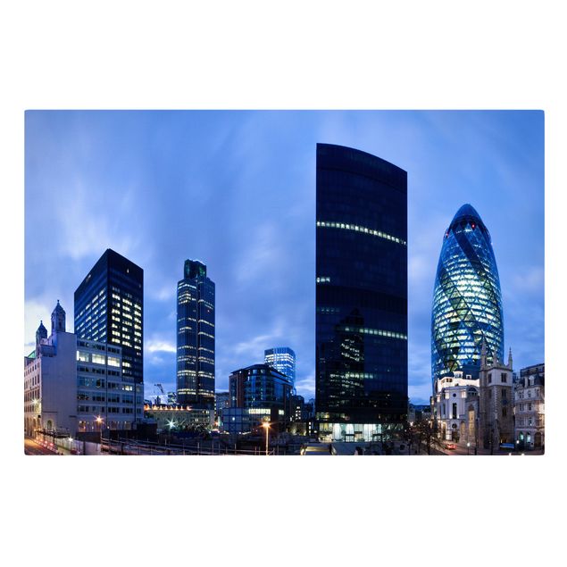 Skyline prints London Financial District