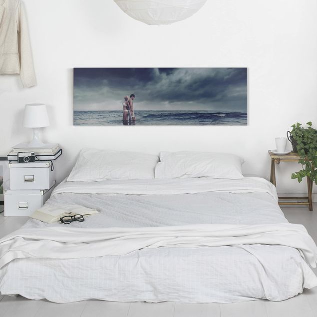 Landscape wall art Lovers And The Sea