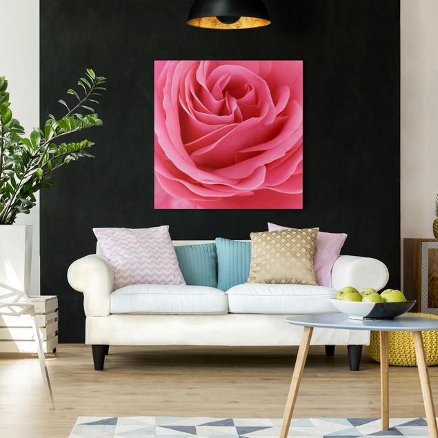 Rose canvas Lustful Pink Rose