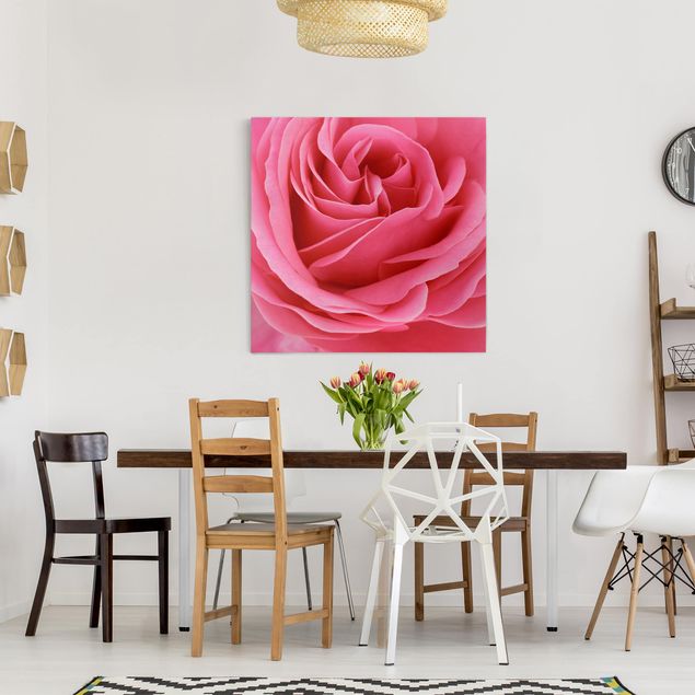 Flower print Lustful Pink Rose