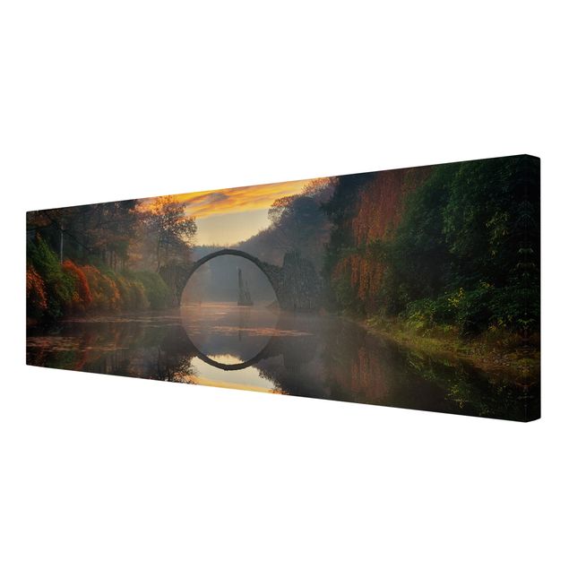 Canvas landscape Fairytale Bridge