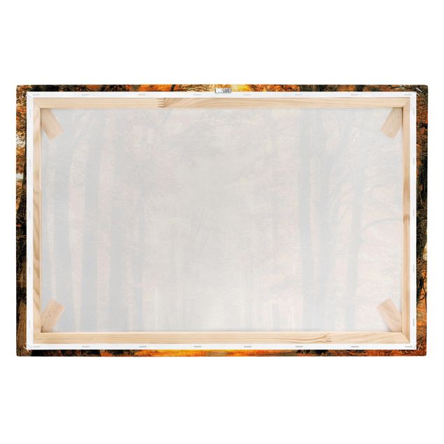 Orange print Enchanted Forest In Autumn