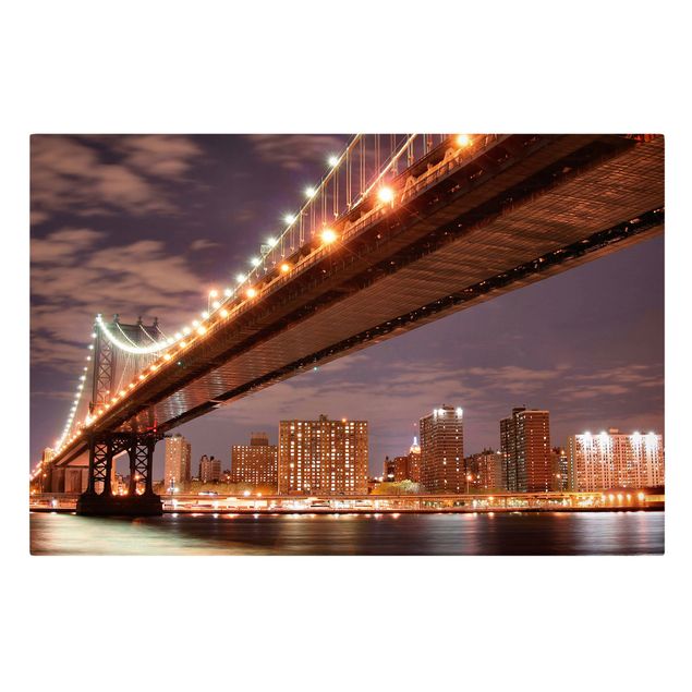 Skyline wall art Manhattan Bridge