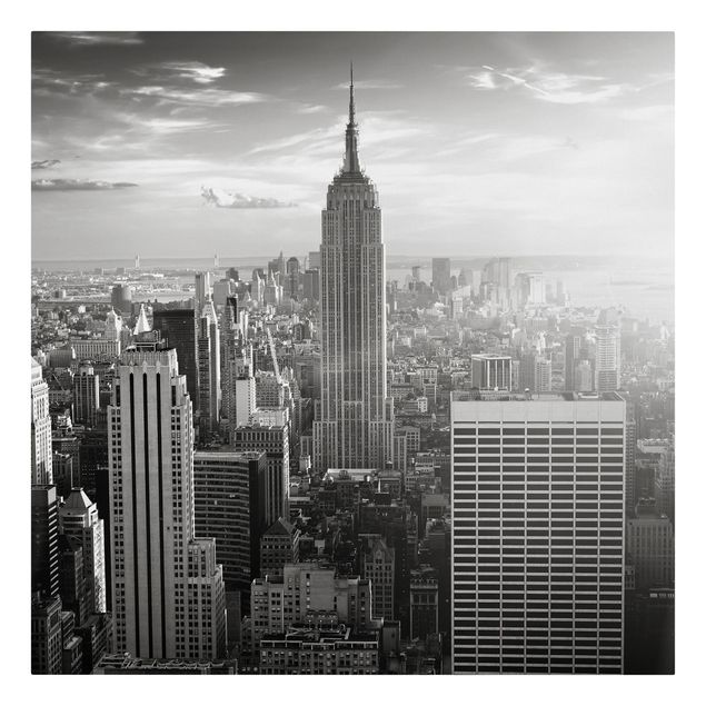 Contemporary art prints Manhattan Skyline