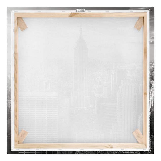 Black and white art Manhattan Skyline