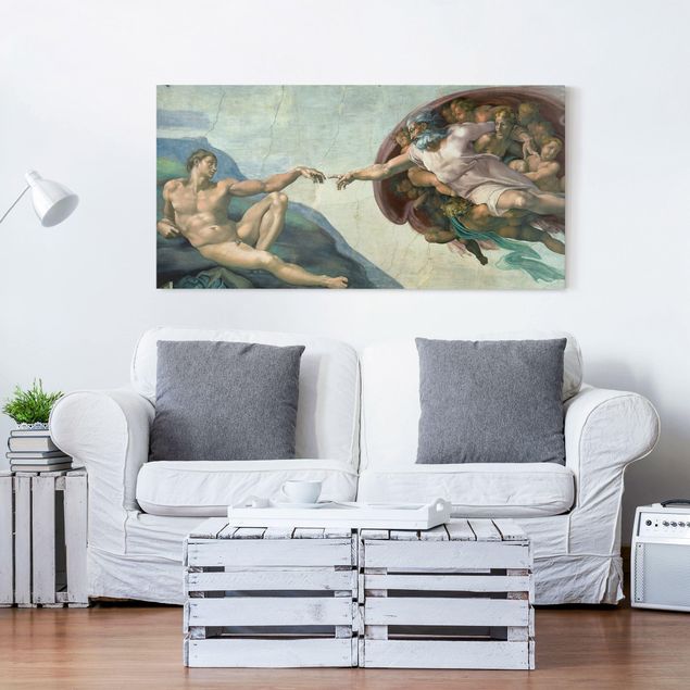 Art styles Michelangelo - The Sistine Chapel: The Creation Of Adam