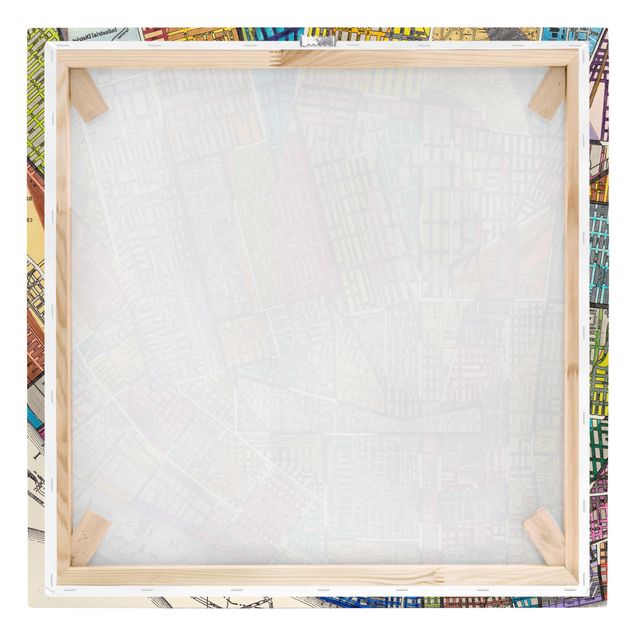 Canvas prints Modern Map Of St. Louis