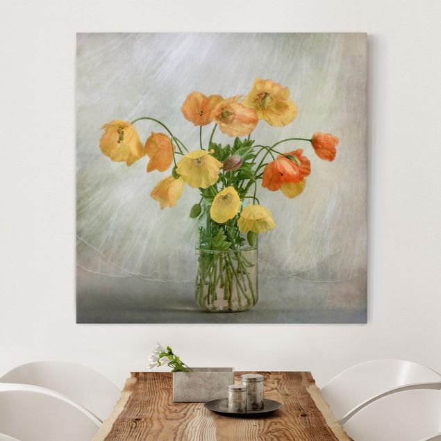 Poppies wall art Poppies in a Vase