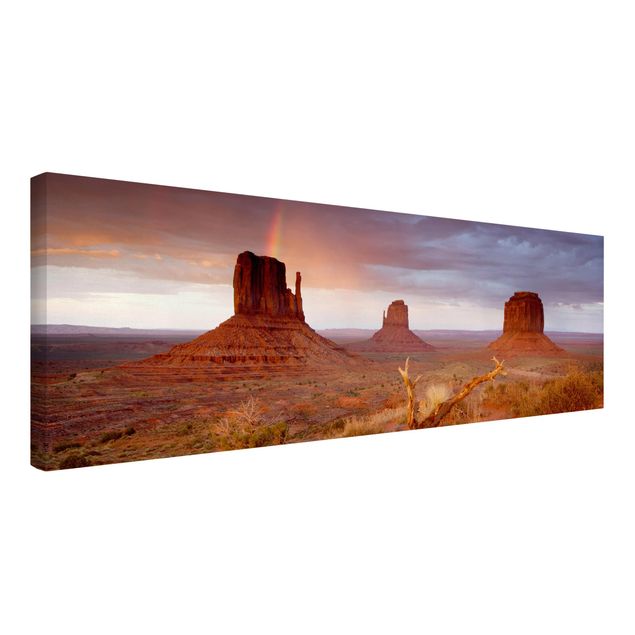 Mountain art prints Monument Valley At Sunset